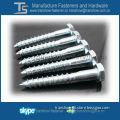 DIN571 Zinc plated hex head wood self tapping screw